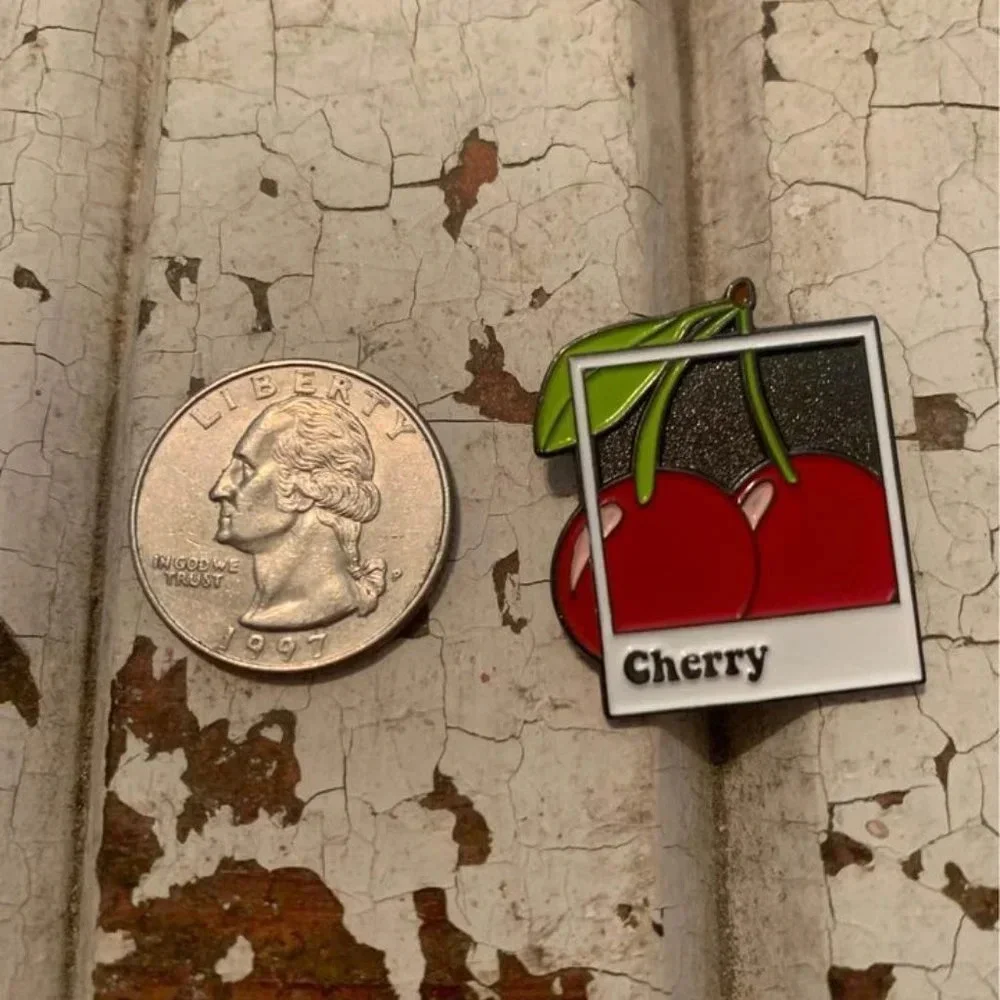 Brand new Harry Styles inspired enamel pin Cherry